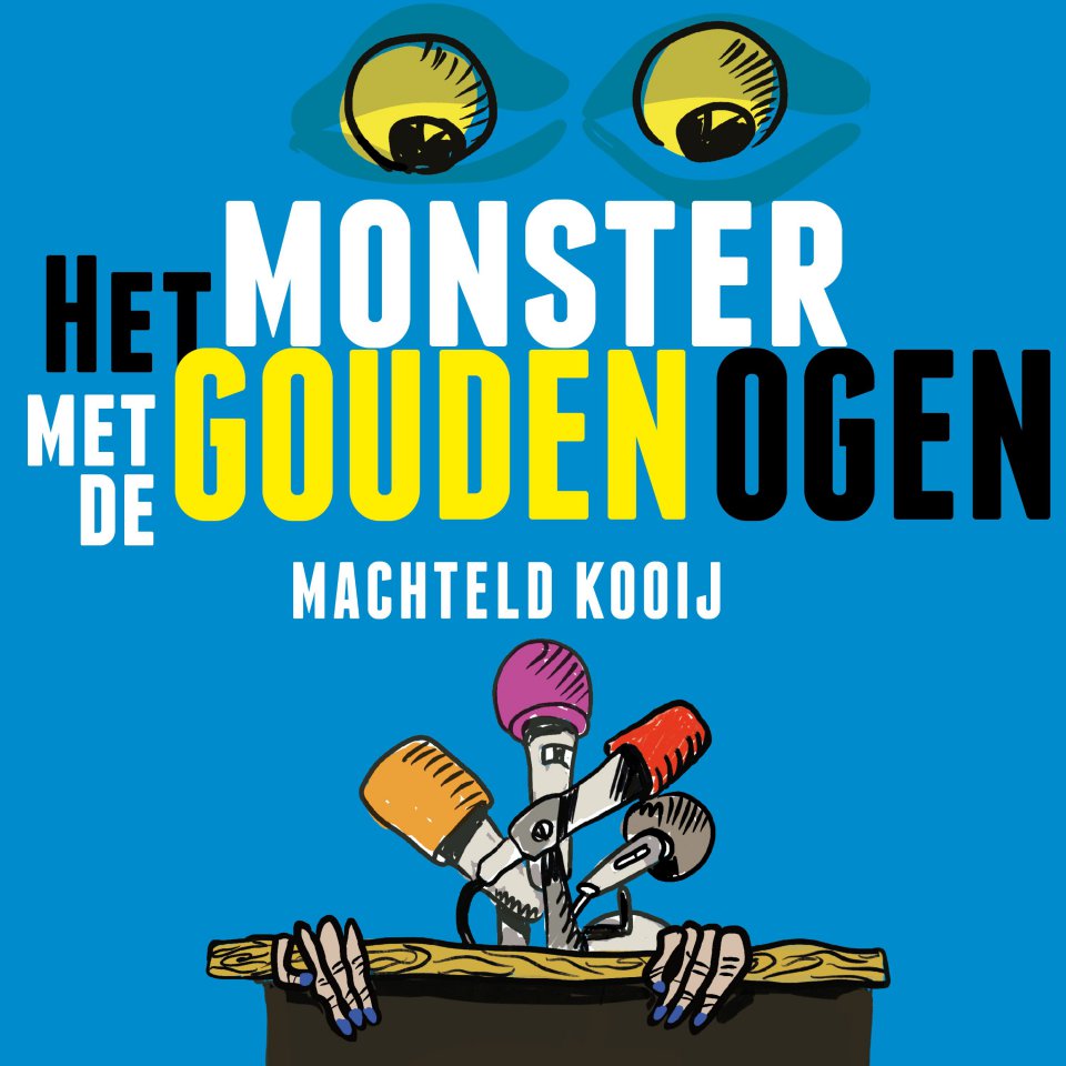 Omslagfoto van Het monster met de gouden ogen: weg met spreekangst